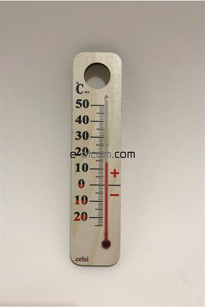 Celsi 203 Mini Ahşap Duvar Termometresi