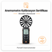 Anemometre kalibrasyon sertifikası