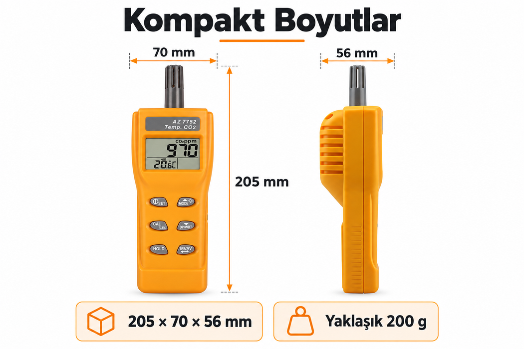 AZ 7752 boyutları