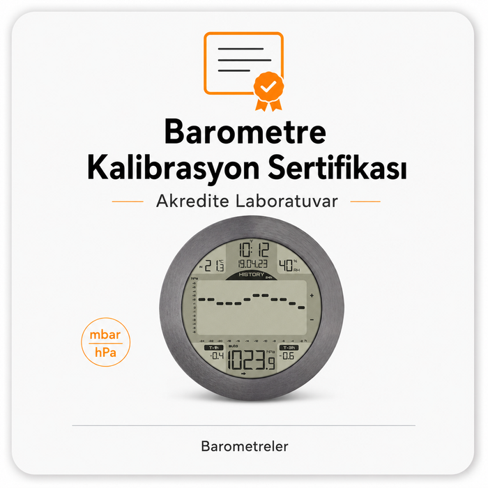 Barometre kalibrasyon sertifikası