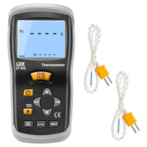 CEM DT-613 İki Kanallı Termokupl Termometre