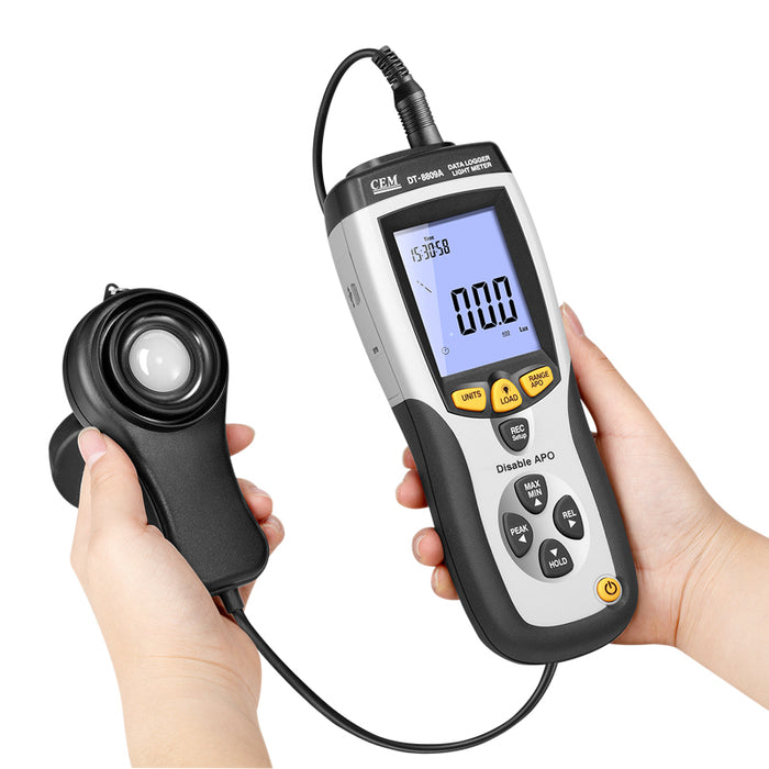 CEM DT-8809A lüksmetre kullanım görünümü