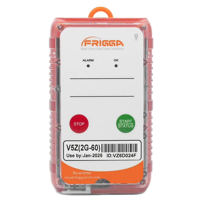 Frigga V5Z Gerçek Zamanlı Sıcaklık ve Konum Takip Cihazı