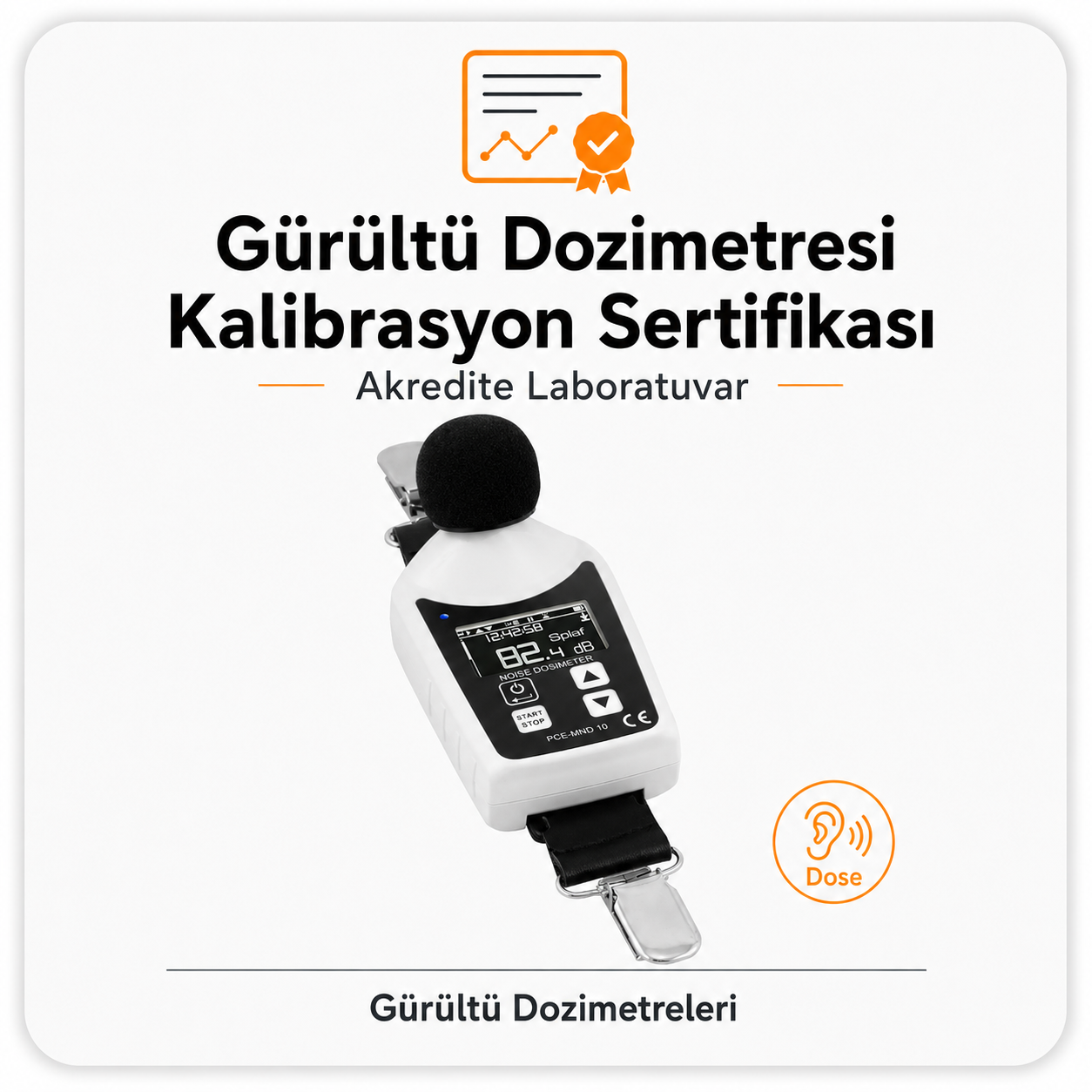 Kişisel Gürültü Maruziyet Ölçüm Cihazı