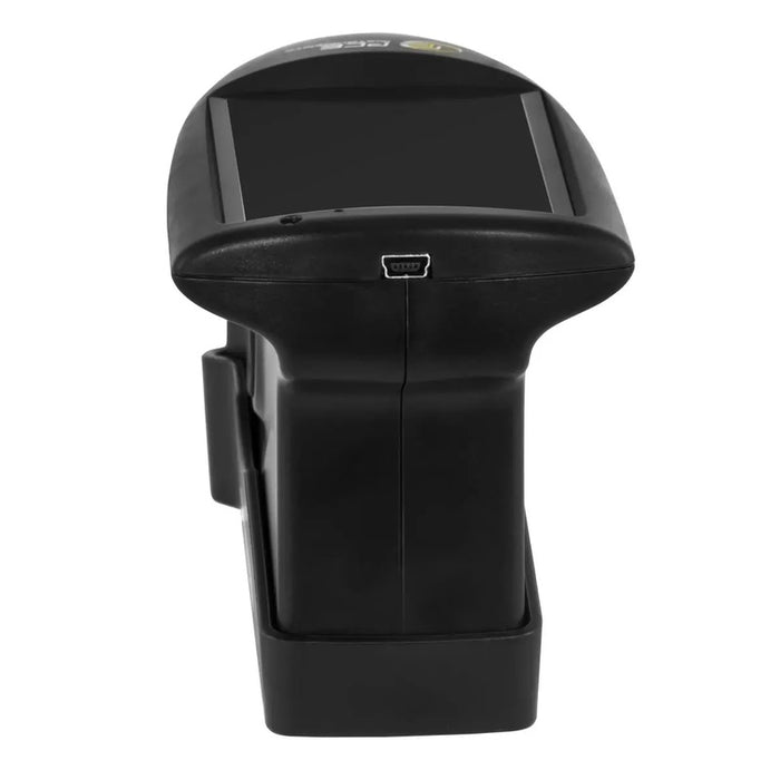 PCE-GM 60Plus parlaklık ölçerin USB girişi ve arka görünümü