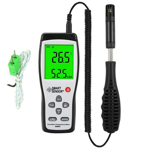 Smart Sensor AS847 Teleskobik Problu Sıcaklık ve Nem Ölçer