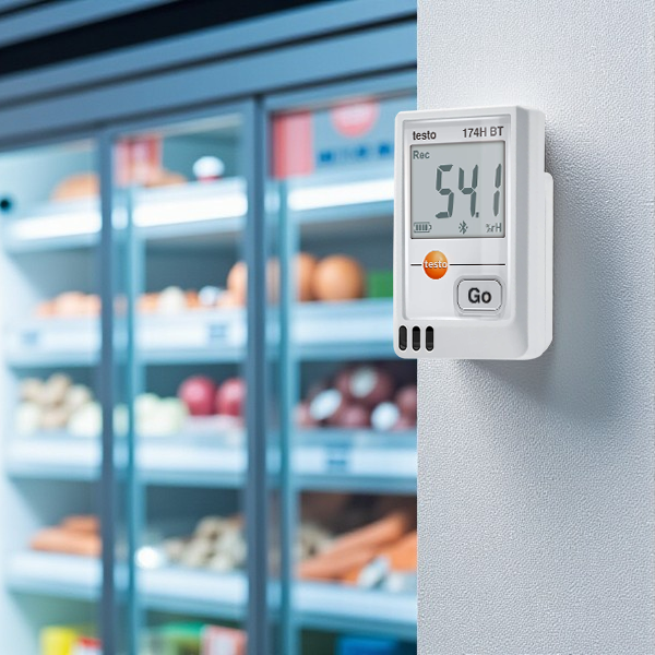 Testo 174 H BT depolama alanında kullanım