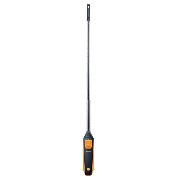 Testo 405i sıcak tel anemometre uzatılmış teleskobik prob görünümü