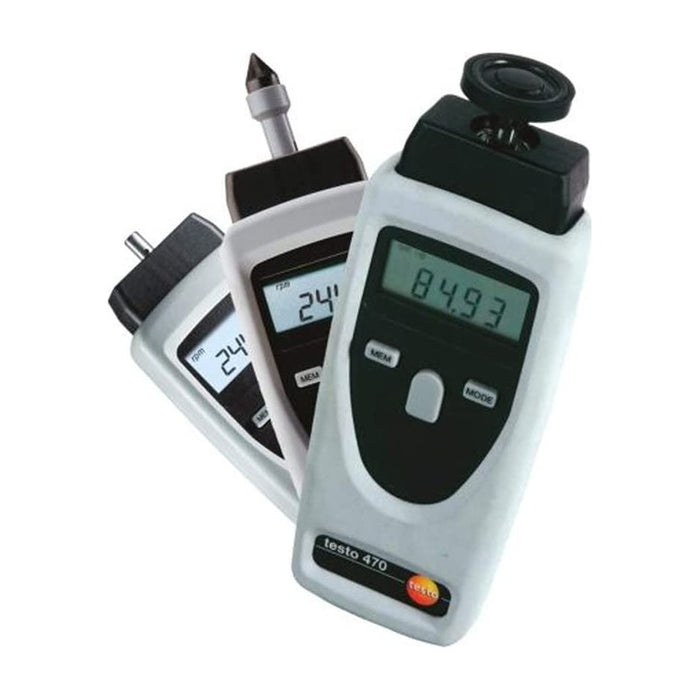 Testo 470 temaslı devir ve yüzey hızı ölçüm başlıkları