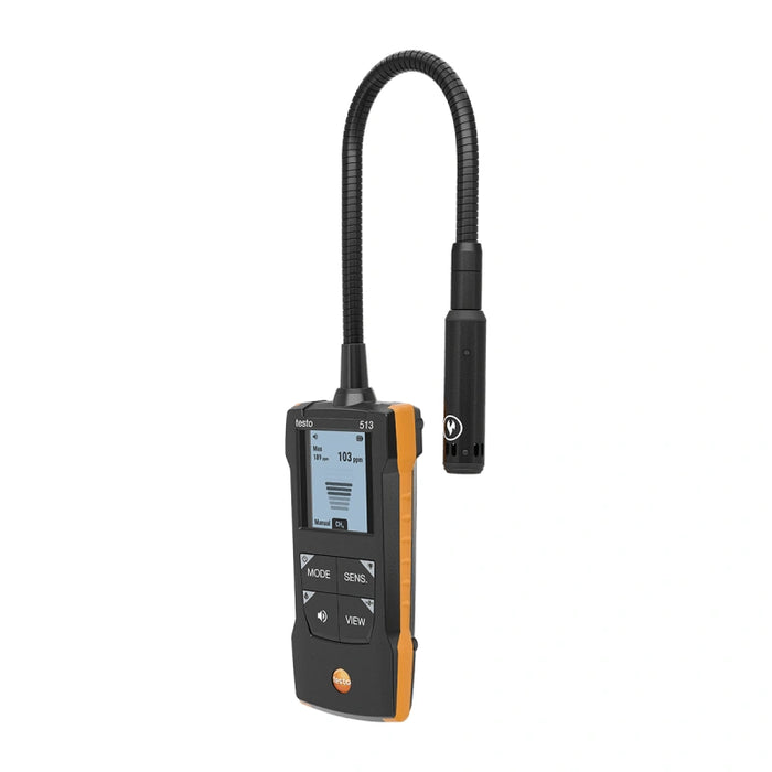 Testo 513 Yanıcı Gaz Kaçak Dedektörü Açılı Görünüm