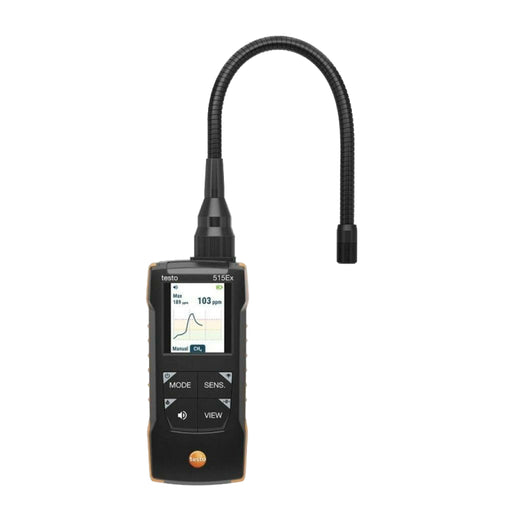 Testo 515 Ex Yanıcı Gaz Kaçak Dedektörü | ATEX Zone 2