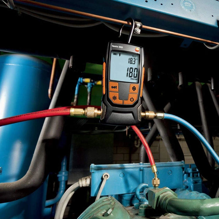 Testo 552 Bluetooth’lu Dijital Vakum Ölçer Asılı Kullanım