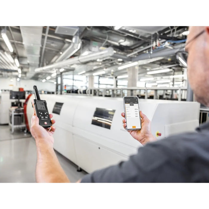 Testo 625 sıcaklık ve nem ölçerin Bluetooth ile testo Smart App üzerinden kullanımı