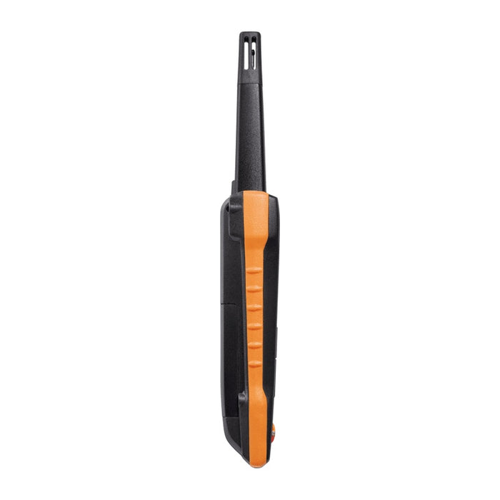 Testo 625 akıllı sıcaklık ve nem ölçerin yan görünümü